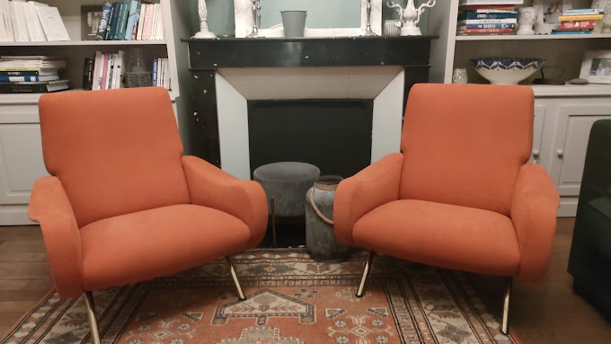 Fauteuils Lady Zanuso restaurés