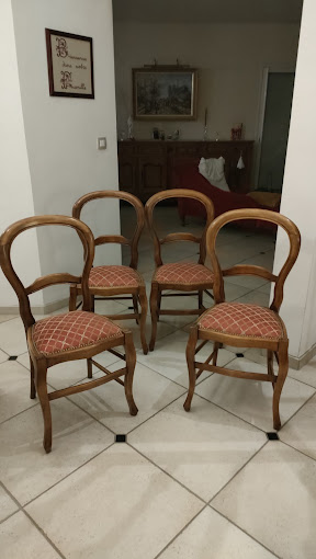 Chaises Louis Philippe restaurées
